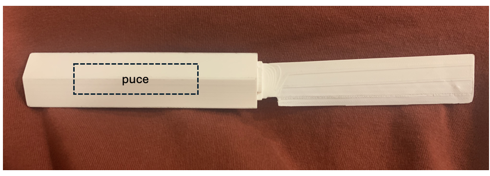 Figure 10 : Couteau imprimé 